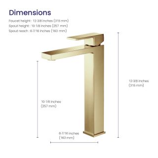 Смеситель для раковины Timo Selene 3011/17F золото матовое